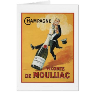 Cartão Champagne Viconte De Mouillac