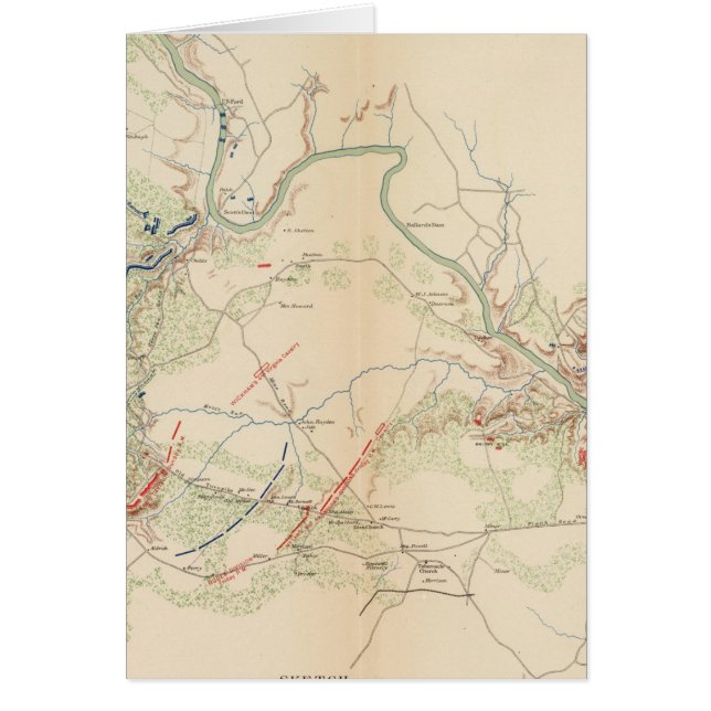 Cartão Chancellorsville, Igreja Salem, Fredericksburg (Frente)