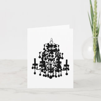 Cartão Chandelier Note Card