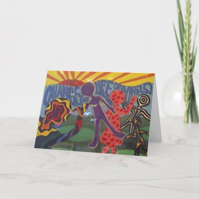 Cartão Change the Life of A Child (Frente)