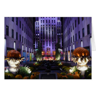 Cartão Channel Gardens Rockefeller Center Nova Iorque