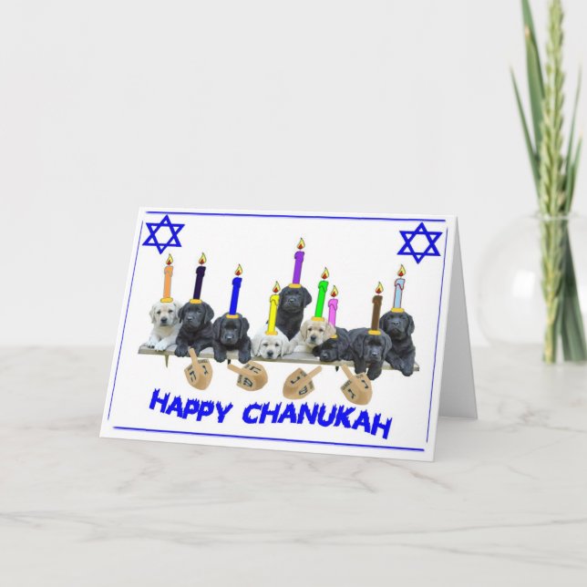 Cartão Chanukah (Frente)
