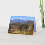 Cartão Chanukah<br><div class="desc">Este é o Monte Washington de New Hampshire,  a montanha mais alta do leste.</div>
