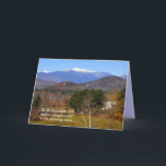 Cartão Chanukah<br><div class="desc">Este é o Monte Washington de New Hampshire,  a montanha mais alta do leste.</div>