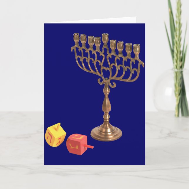 Cartão Chanukah (Frente)