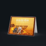 Cartão Chanukah Dachshund Menorah2<br><div class="desc">Lembrar a família e os amigos durante a temporada de Chanukah é uma maneira maravilhosa de manter contato com as pessoas que você ama e se importa. Criei com amor e cuidado estes cartões Chanukah para cães e tenho a certeza de que qualquer pessoa que ame cães ficará encantada em...</div>