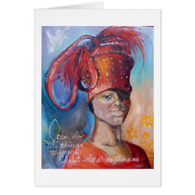 Cartão Chapéu Chloe da igreja (Frente)