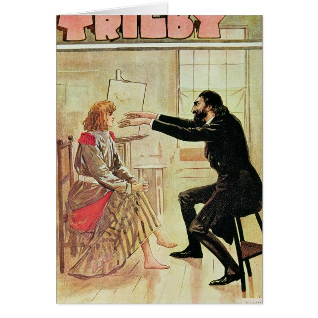 Cartão Chapéu mole hypnotised por Svengali (Frente)