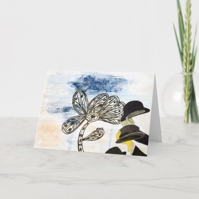 Cartão Chapéus de Bowler (Frente)