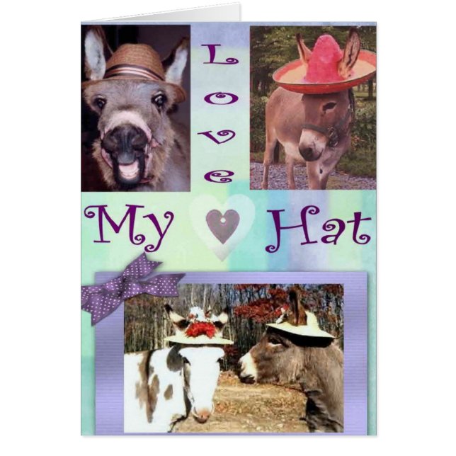 Cartão Chapéus do asno (Frente)