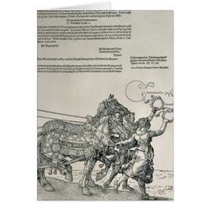 Cartão Chariot triunfal do imperador Maximilian mim