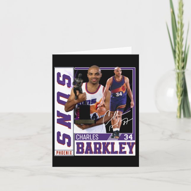 Cartão Charles Barkley O Sinalizador Da Lenda Chuck Basbo (Frente)