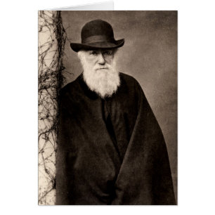 Cartão Charles Darwin