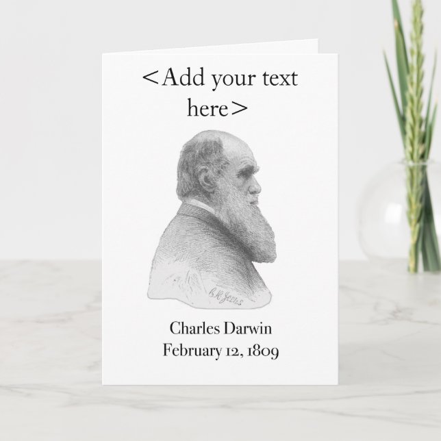 Cartão Charles Darwin Card (Frente)