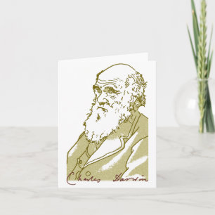 Cartão Charles Darwin. Note card