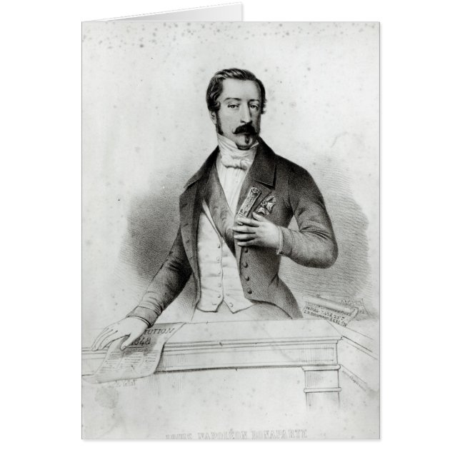 Cartão Charles Louis Napoleon Bonaparte (Frente)