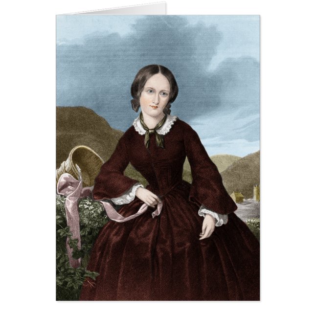 Cartão Charlotte Bronte (Frente)