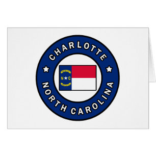Cartão Charlotte Carolina do Norte