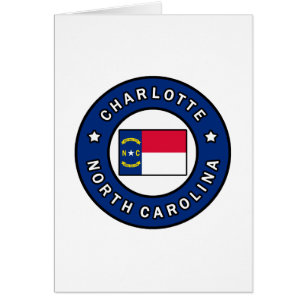 Cartão Charlotte Carolina do Norte