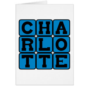 Cartão Charlotte, Carolina do Norte Estados Unidos