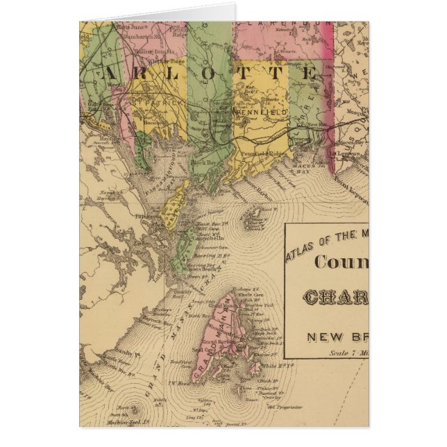 Cartão Charlotte Co, NB (Frente)
