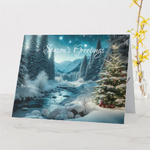 Cartão Charme de Feriado do eterno: Placa de Natais vinta