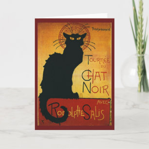 Cartão Chat Noir - Gato Preto