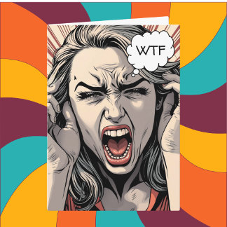 Cartão Chateado com a reeleição do Trump Democrat