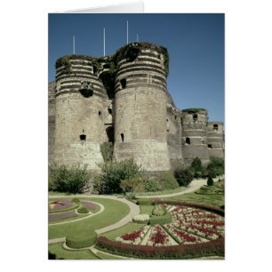 Cartão Chateau d'Angers, completou 1238