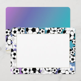 Cartão Chato de Futebol Obrigado