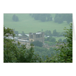 Cartão Chatsworth House de cima