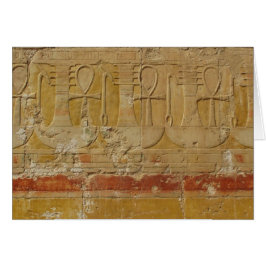 Cartão Chave egípcia antiga da vida Ankh