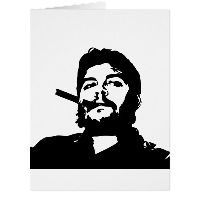 Cartão Che Guevara, Comandante, Revolução, Cuba, Havana (Frente)