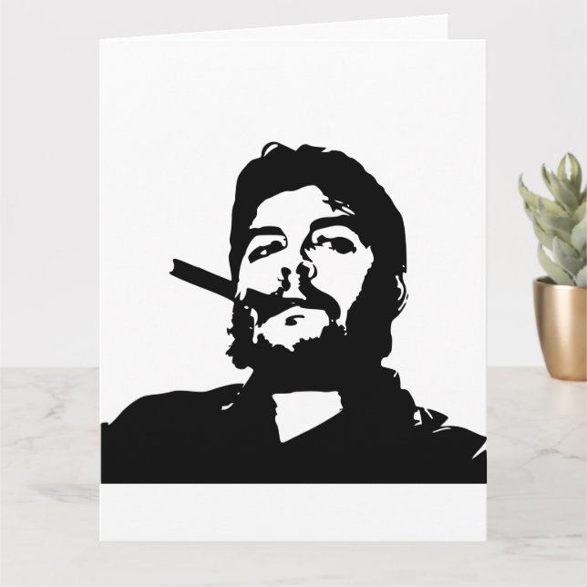 Cartão Che Guevara, Comandante, Revolução, Cuba, Havana (Planta pequena)