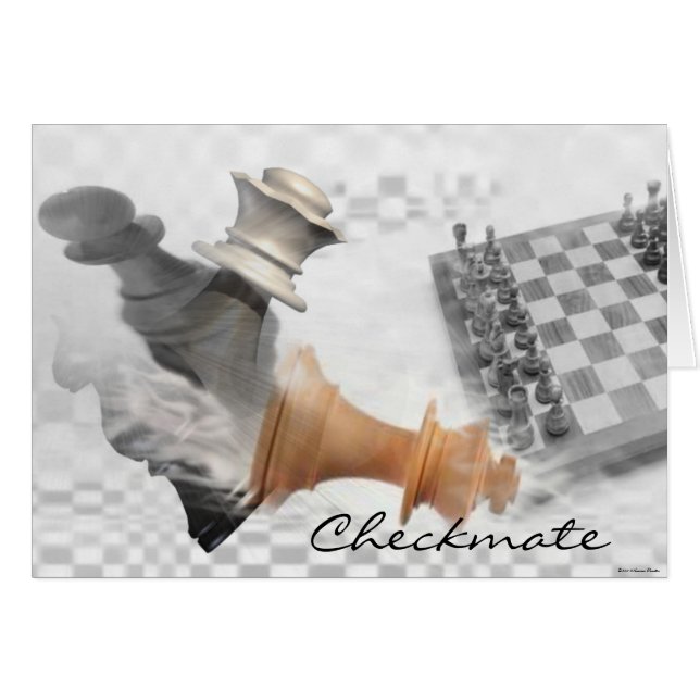 Cartão Checkmate (Frente Horizontal)