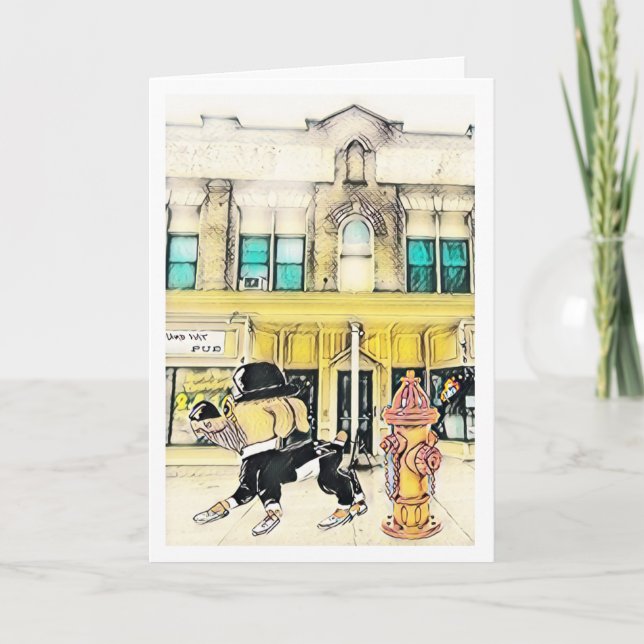 Cartão Cheerio! Feliz aniversário 🎂 🎊 🎈 🥳 (Frente)