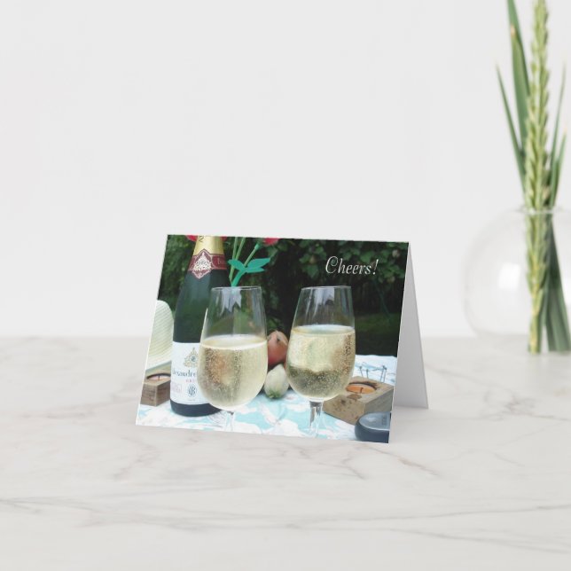 Cartão Cheers! (Frente)