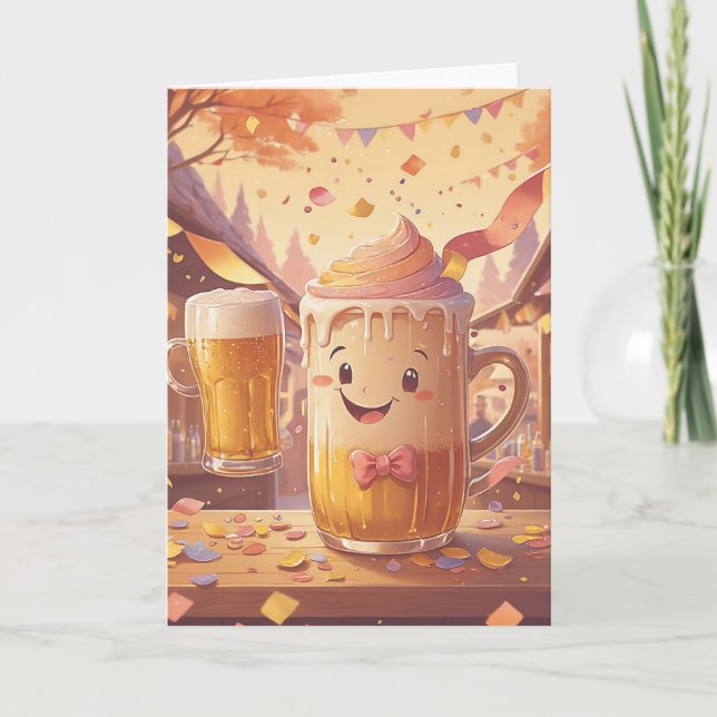 Cartão Cheers to Another Year (Frente)