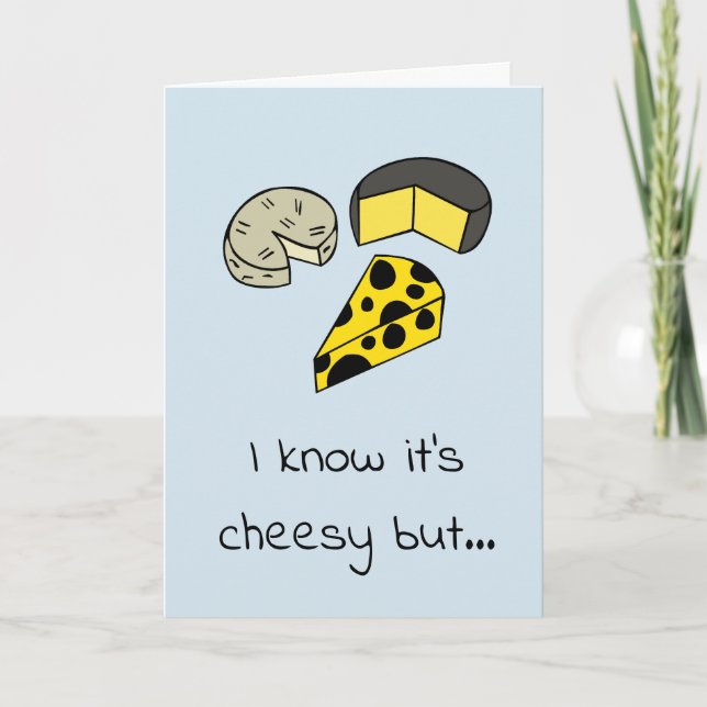 Cartão Cheese Greeting Card (Frente)