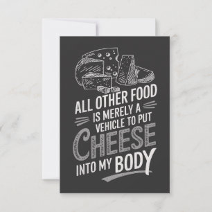 Cartão Cheese Lover