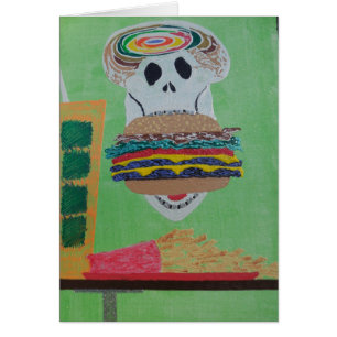 Cartão Cheeseburger no Paraíso