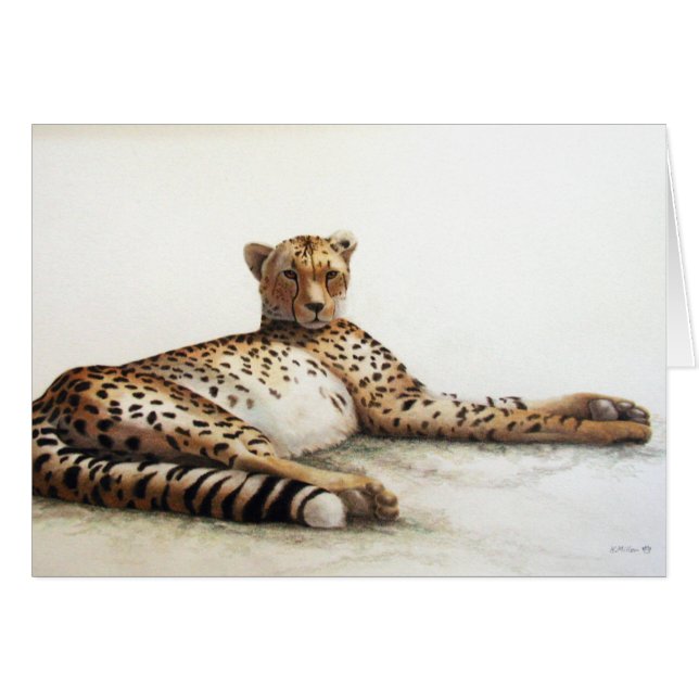 Cartão Cheetah (Frente Horizontal)