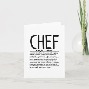 Cartão Chef