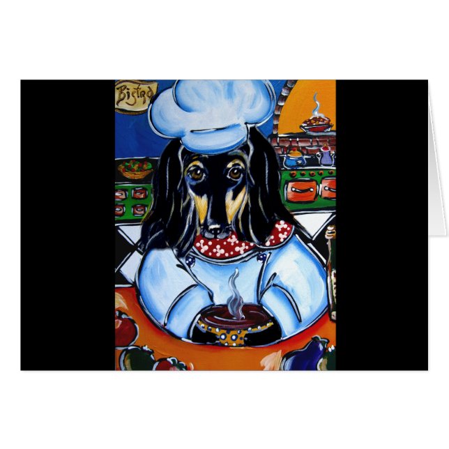 Cartão Chef Afegão (Frente Horizontal)