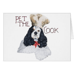 Cartão Chef American Cocker Spaniel