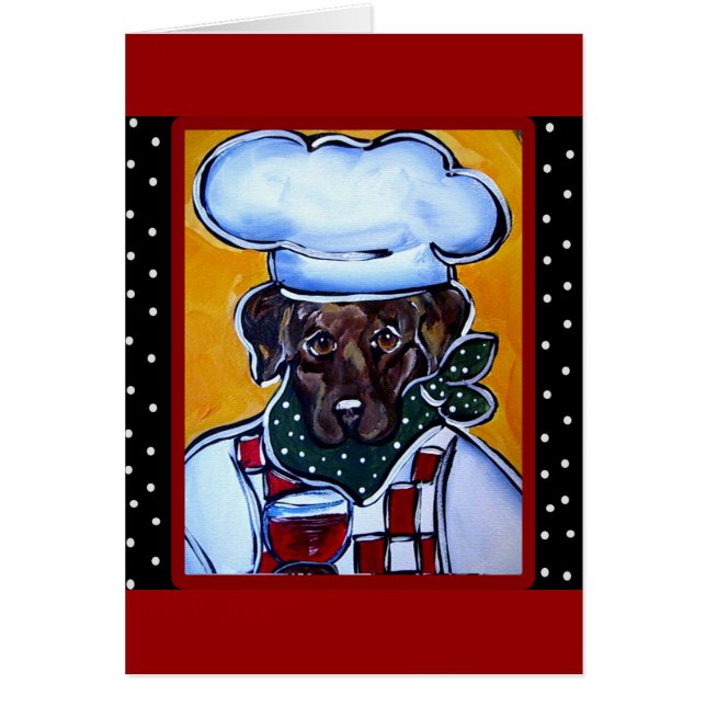 Cartão Chef Choc Lab (Frente)