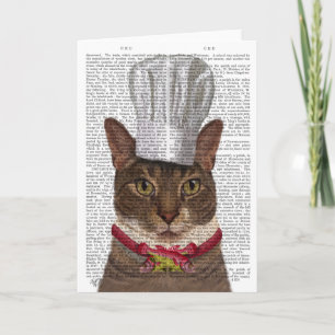 Cartão Chef de Gato