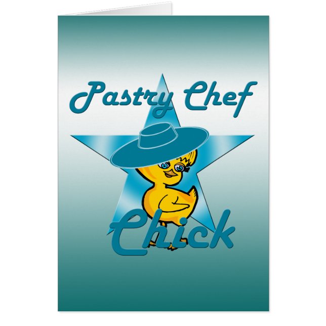 Cartão Chef de pastelaria nº 7 (Frente)