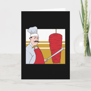 Cartão Chef do Kebab