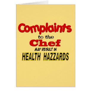 Cartão Chef Engraçado